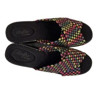 Dexflex Sport Woven Platform Women'sY2K multicolor  Shoe size‎ 7.5
